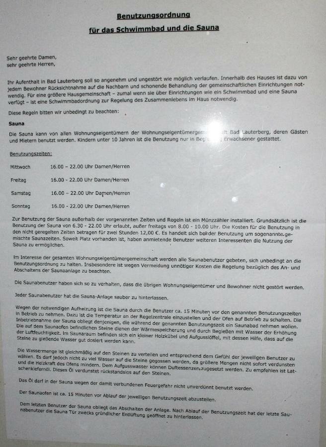 Ferienwohnung "Hagebutze" Mit Sauna Und Schwimmbad 巴特劳特堡 外观 照片
